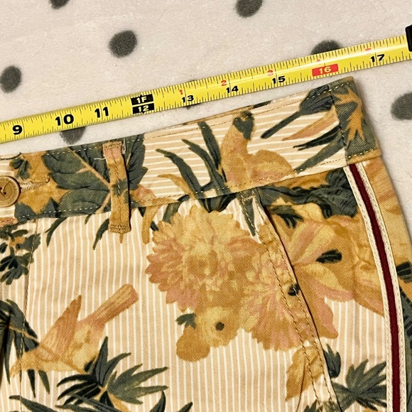 Anthropologie Chino s30  bird  print. - Picture 4 of 9